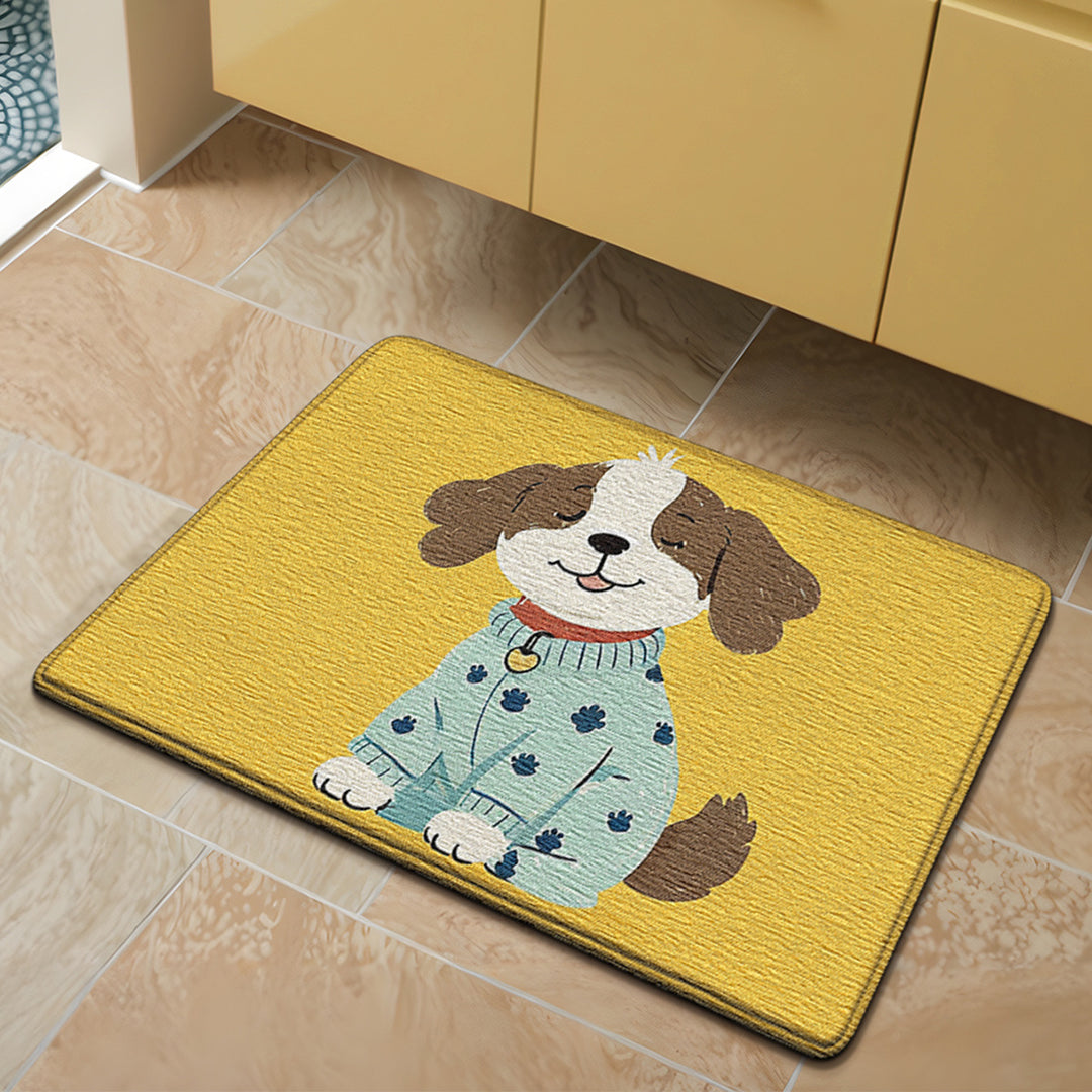 Cute Bunny-Themed Bath Mat