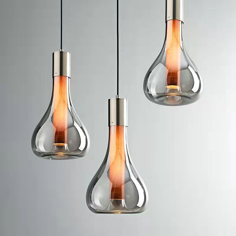 Sleek Abstract LED Chandelier