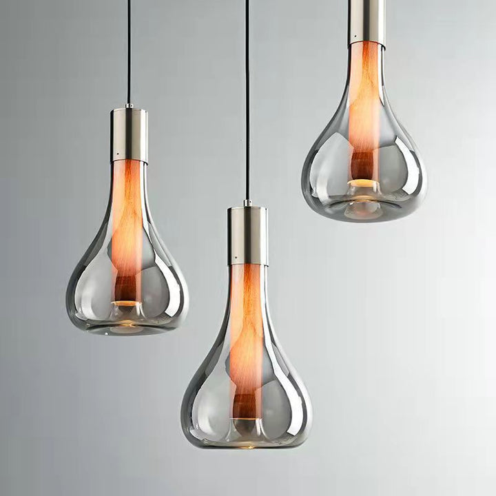 Sleek Abstract LED Chandelier