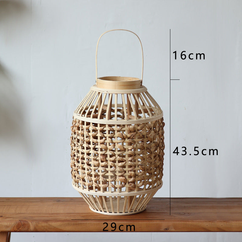 Handcrafted Rattan Lantern Kalsten