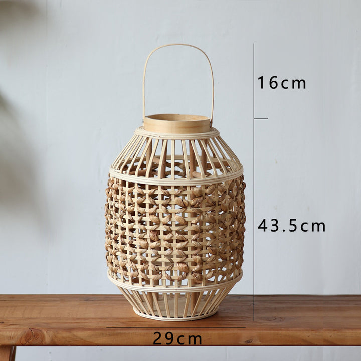 Handcrafted Rattan Lantern Kalsten