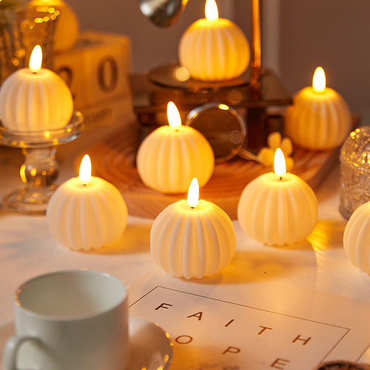 Elegant LED Tea Lights with Curved Design Kalsten