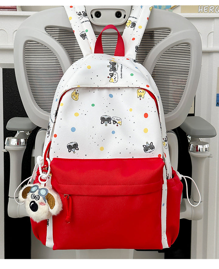 Backpack with Cute Cartoon Design and Practical Compartments Kalsten