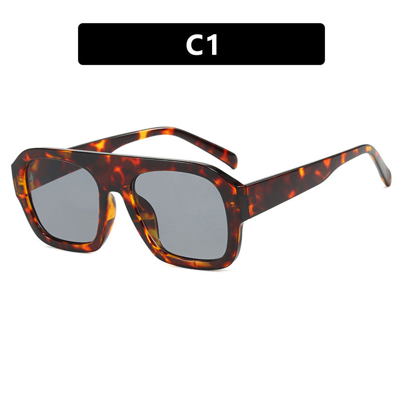 Women's oversized sunglasses with distinctive rectangular frame Kalsten