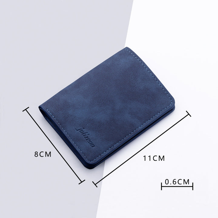 Sleek Minimalist Leather Card Holder