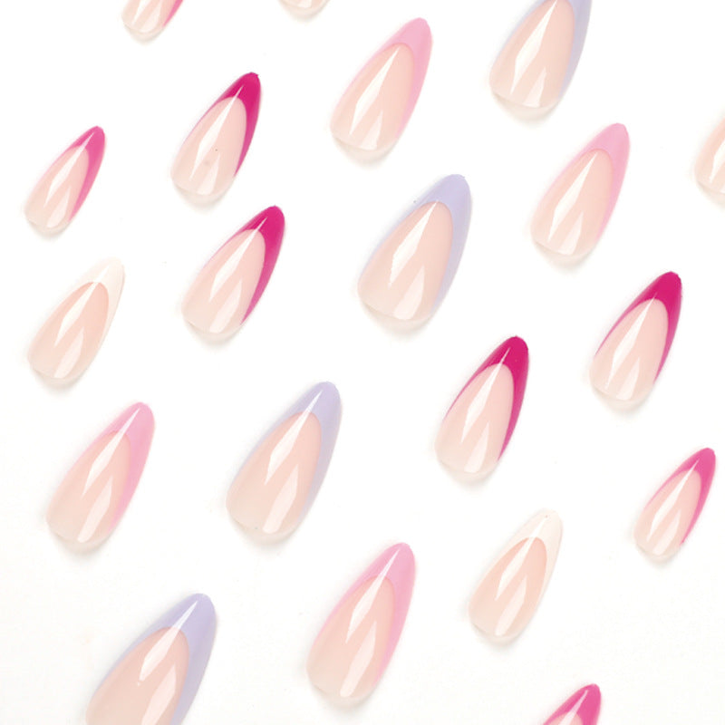Artful Nail Tips with Creative Gradient Color Kalsten