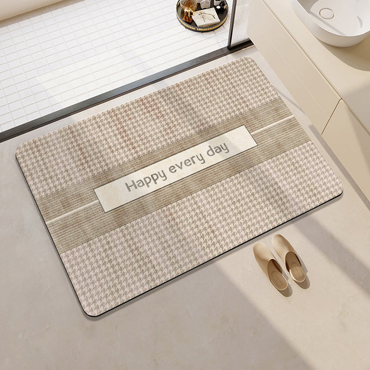 Abstract Pattern Non-Slip Bath Mat Kalsten