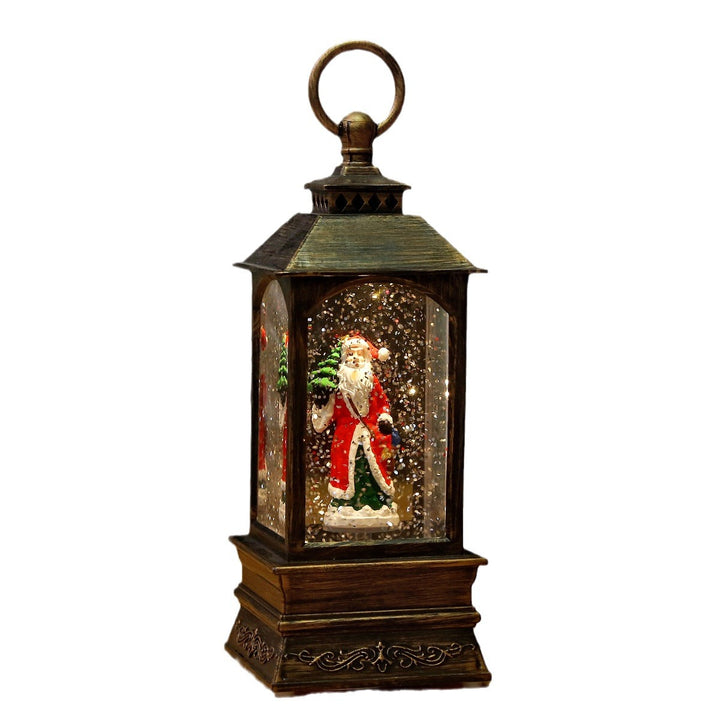 Nostalgic Christmas lantern with moving scene Kalsten
