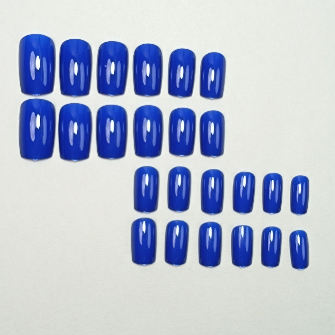Glossy Square Nail Extensions Kalsten