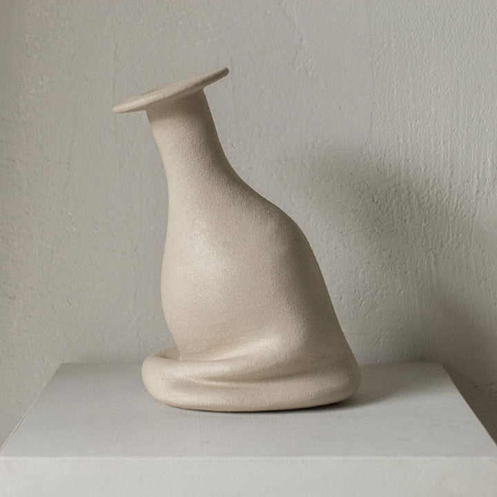 Artistic Curved Decorative Vase