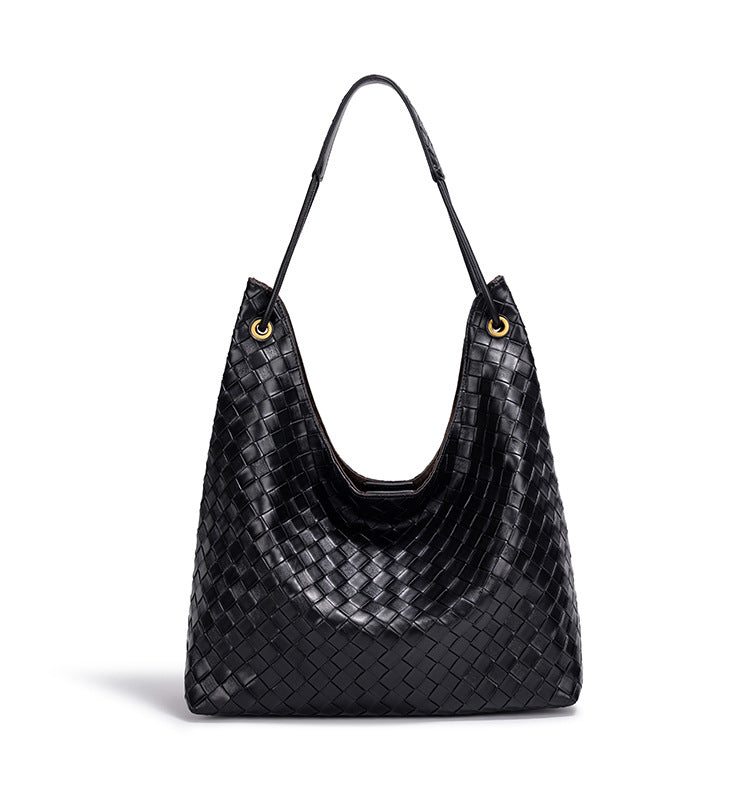 Stylish Woven Hobo Handbag Kalsten