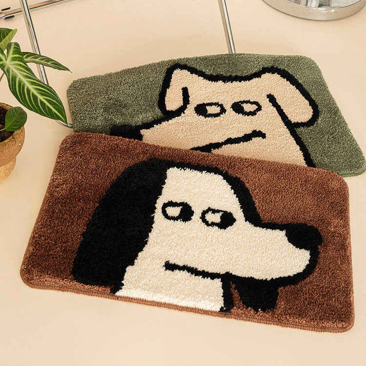 Cartoon Dog-Themed Area Rug Kalsten
