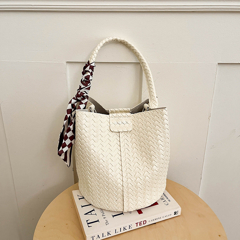 Woven Bucket Handbag