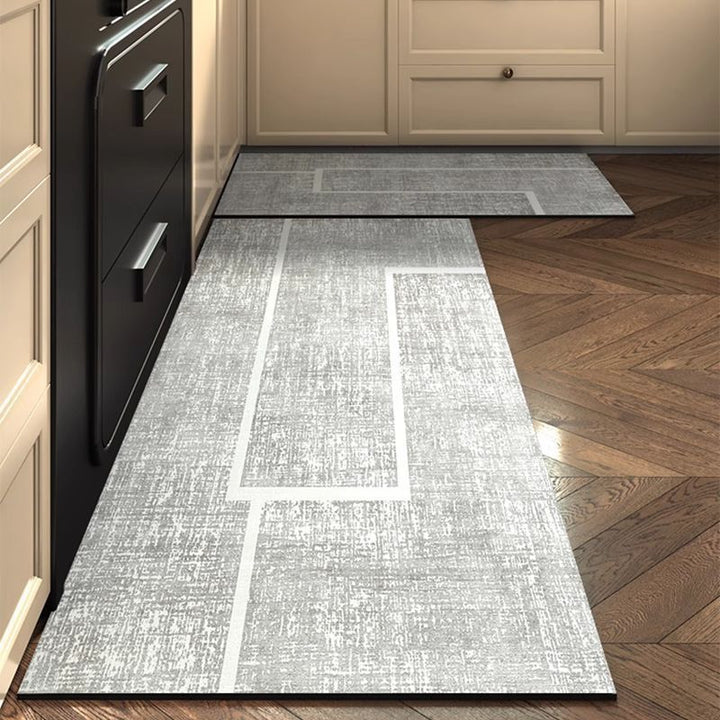 Contemporary Abstract Area Runner Mat