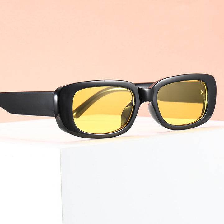 Women's stylish retro sunglasses with rectangular frame Kalsten