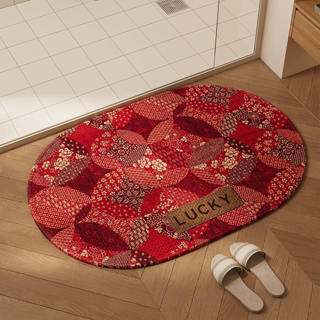 Decorative Lucky-Themed Area Rug