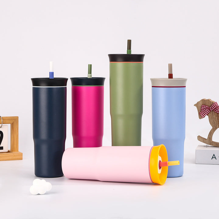 Ladies Insulated Drinking Cup with Flexible Straw Kalsten