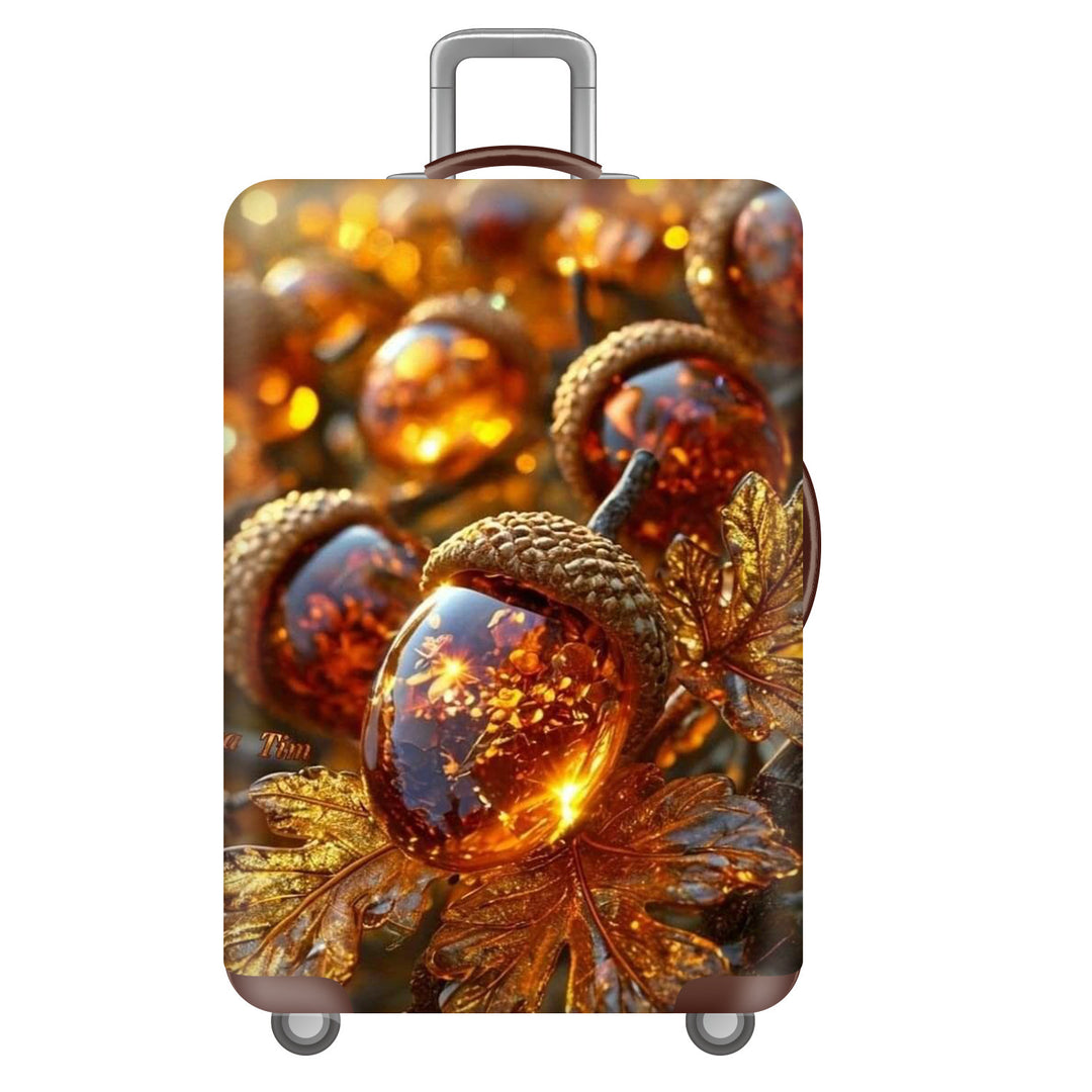 Unisex hard-shell travel suitcase with imaginative, cultural motif Kalsten