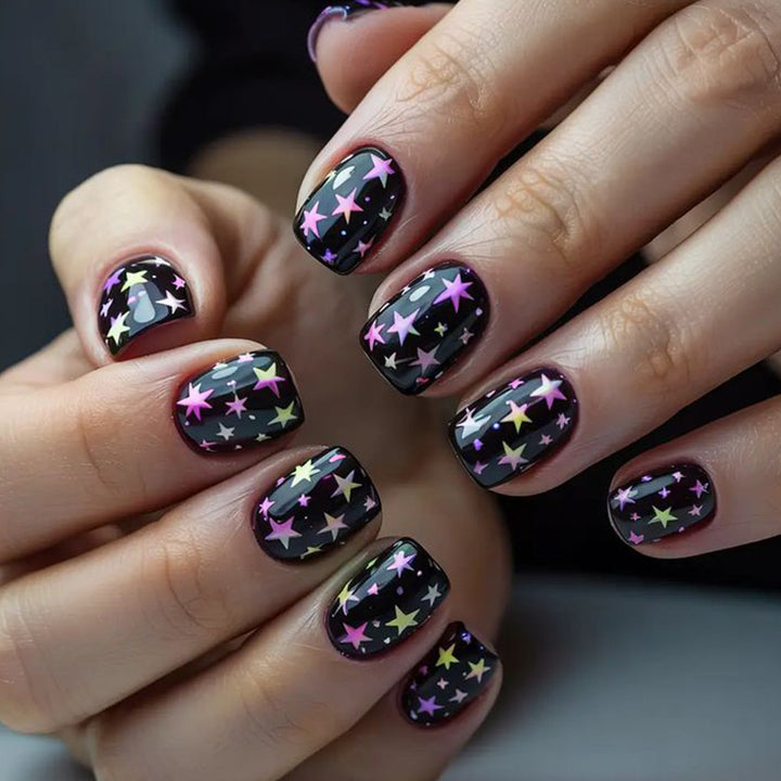 Starry Night Themed Nail Art Extensions Kalsten