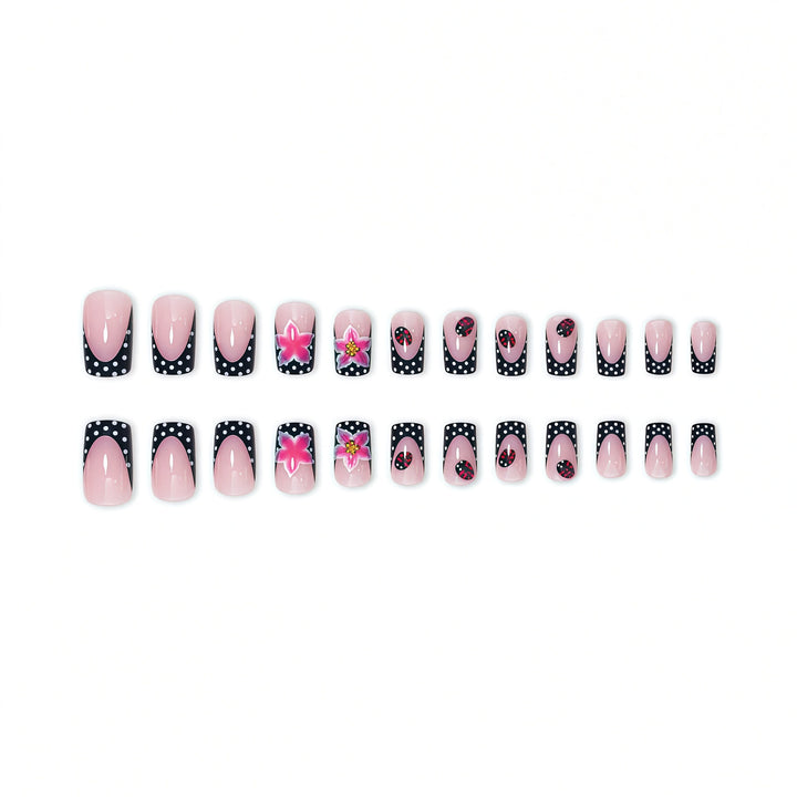Floral-Patterned Nail Art Extensions Kalsten