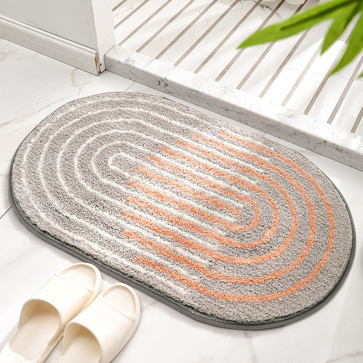 Plush Microfiber Bath Rug Kalsten