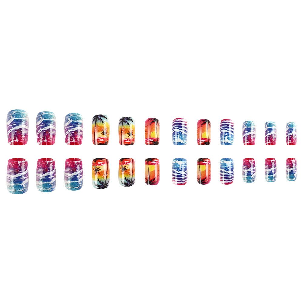 Tropical Sunset Nail Art Set Kalsten