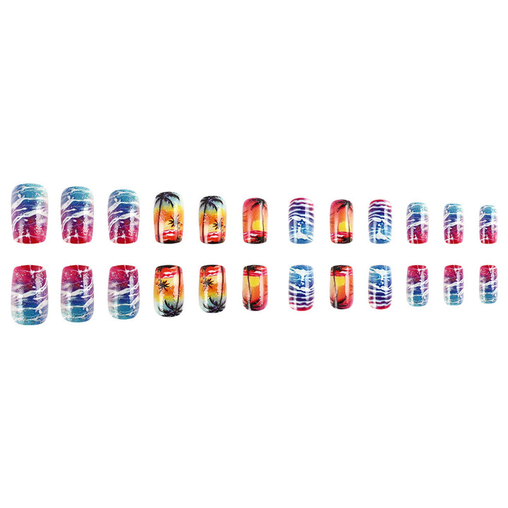 Tropical Sunset Nail Art Set Kalsten