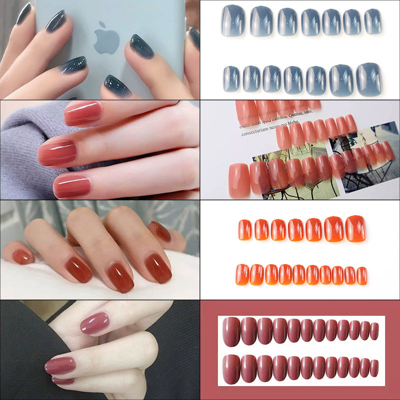 Glossy Long Nail Set Kalsten