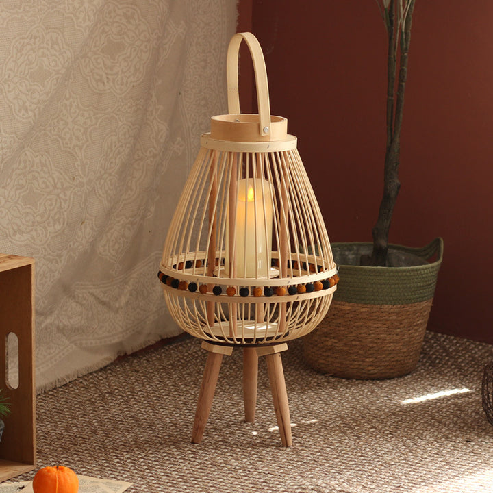 Handcrafted lantern made from natural materials Kalsten