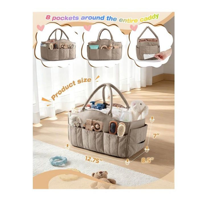 Diaper bag with multifunctional organizer Kalsten