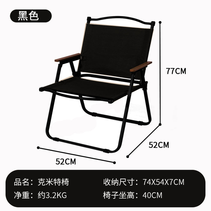 Women's Folding Chair with Ergonomic Seat and Sturdy Frame Kalsten