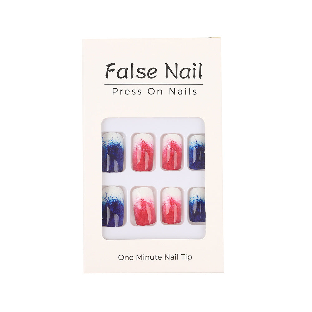 Art nails in creative gradient colors Kalsten