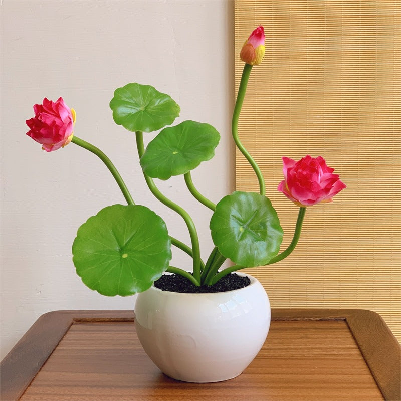 Decorative Lotus Bloom Arrangement