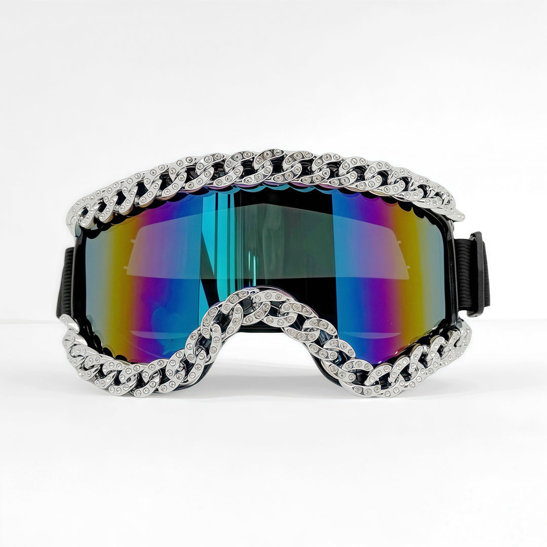 Unisex Ski Goggles with Sparkling Crystal Frame Kalsten