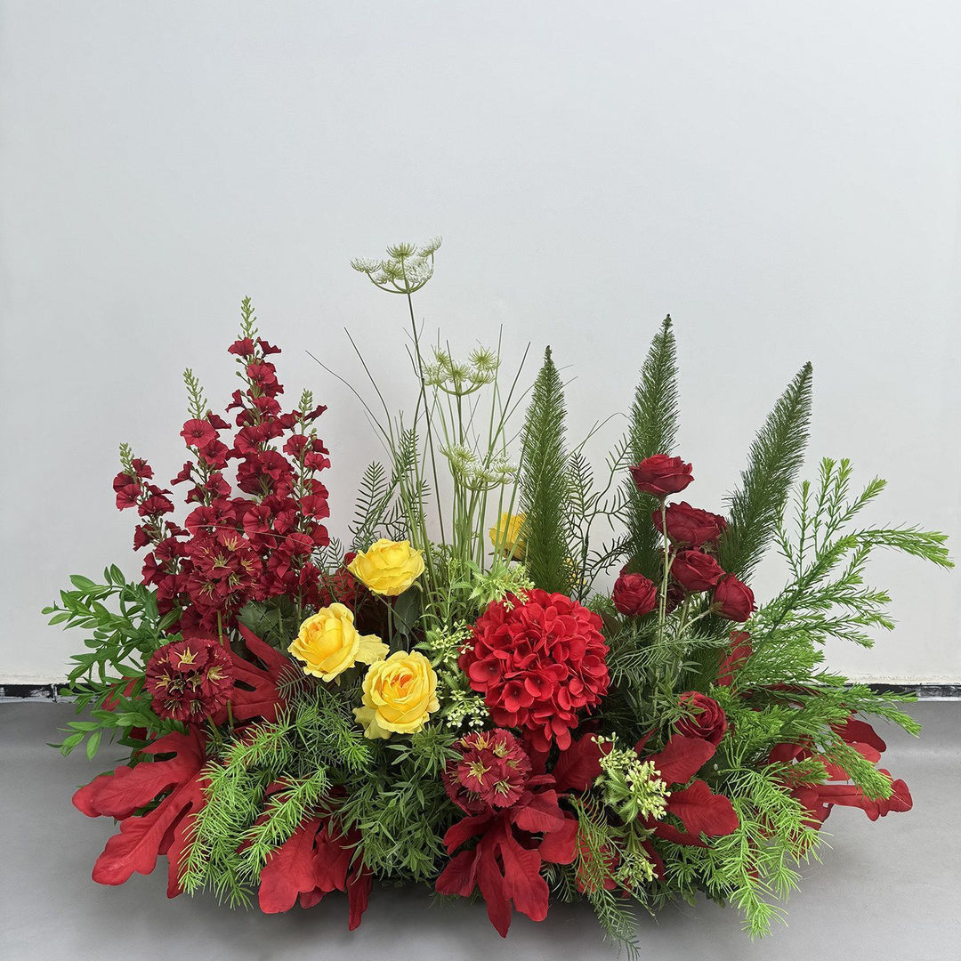 Lush Floral Wall Hanging Arrangement