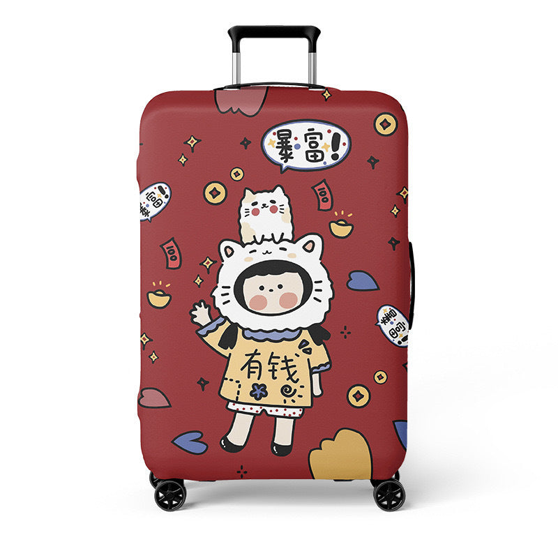 Patterned Hard Shell Luggage Kalsten