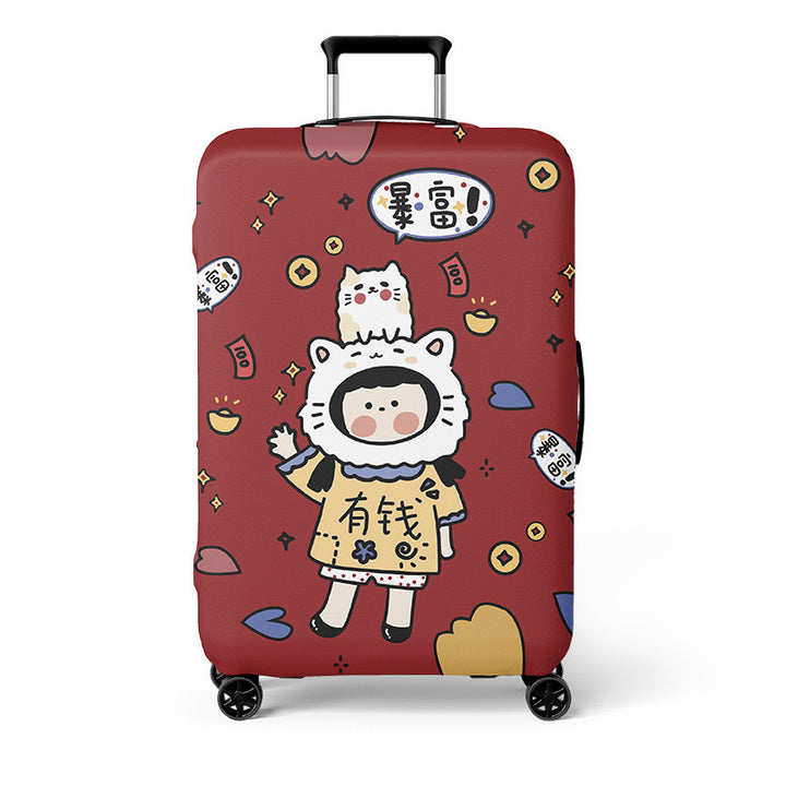 Patterned Hard Shell Luggage Kalsten