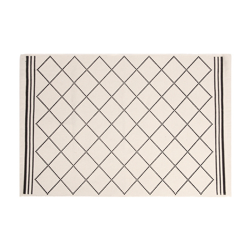Living and entrance area mat with diamond pattern Kalsten