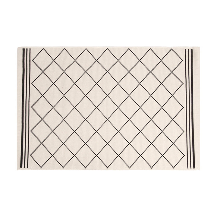 Living and entrance area mat with diamond pattern Kalsten