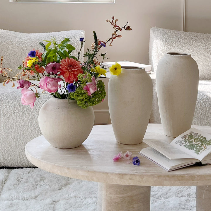 Rustic Textured Ceramic Container
