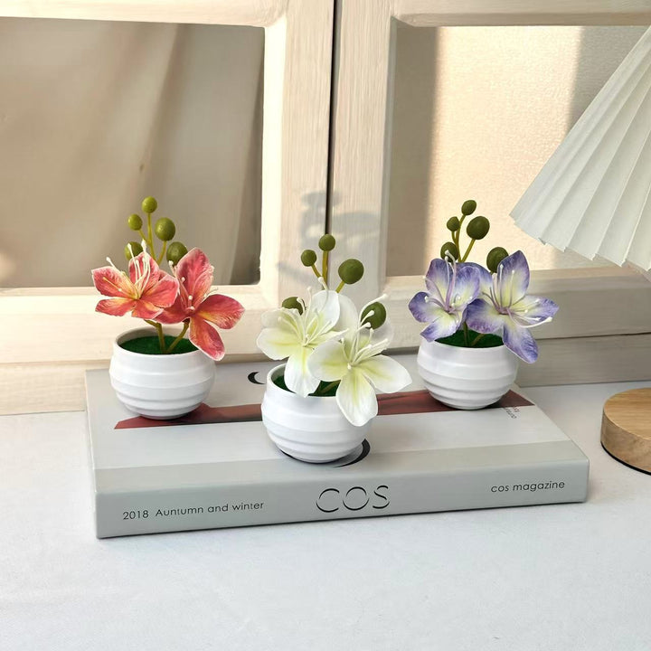 Lifelike Floral Centerpiece for Home Decor Display