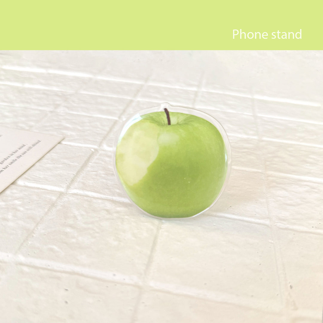 Apple motif refrigerator magnet Kalsten