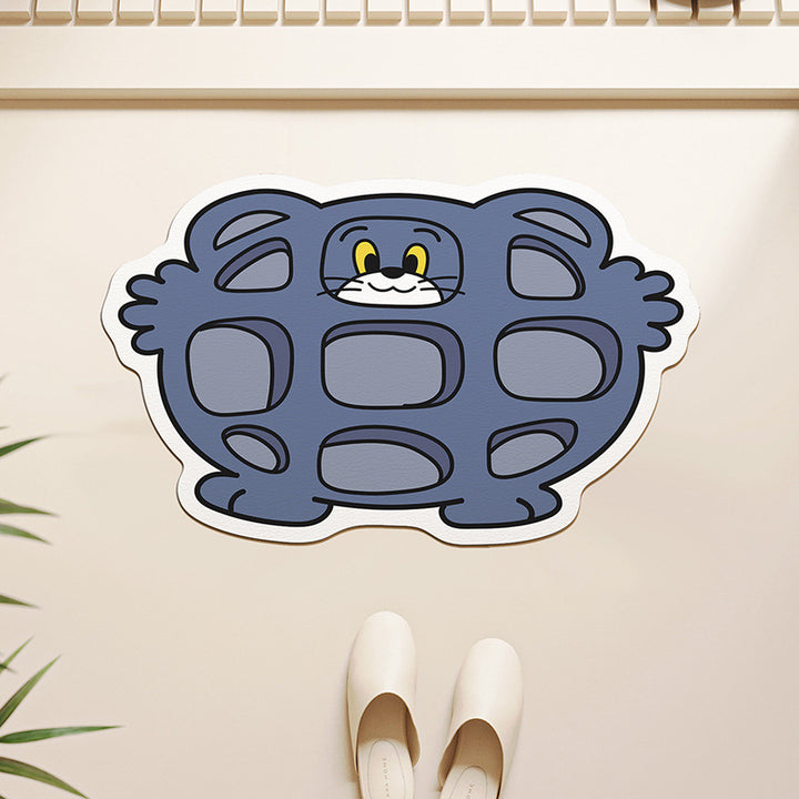 Cute Panda-shaped Bath Mat