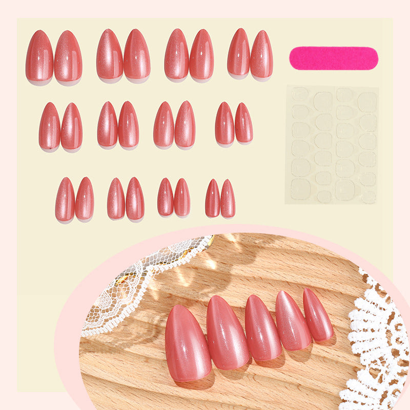 Elegant Almond-Shaped Press-On Nails kalsten