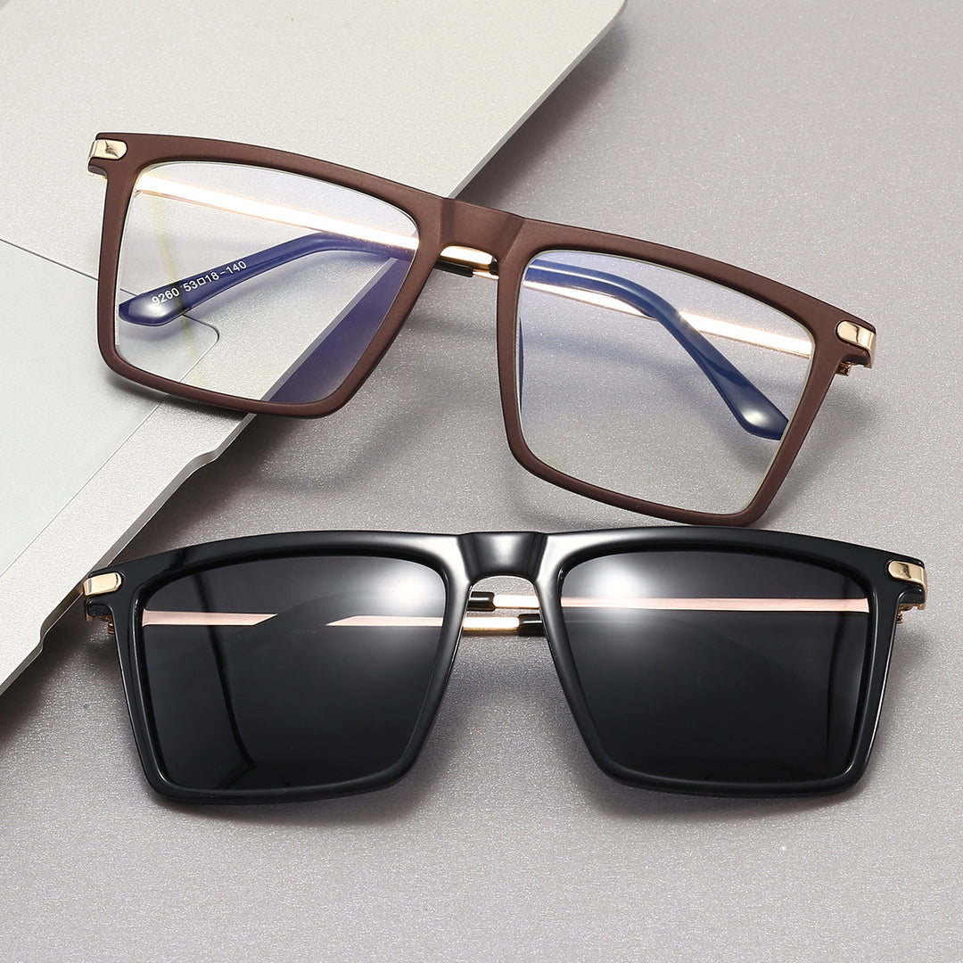 Women elegant square designer sunglasses Kalsten