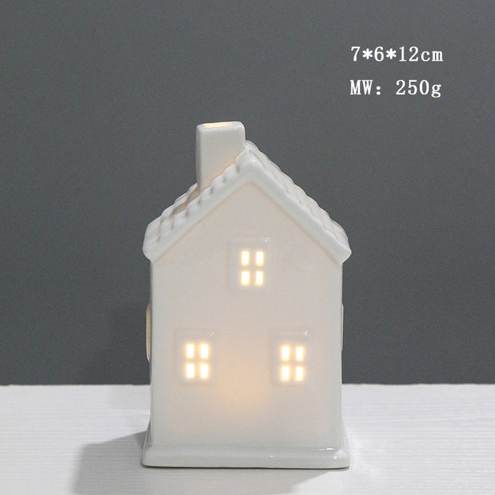 Ceramic House-Shaped Night Light Kalsten