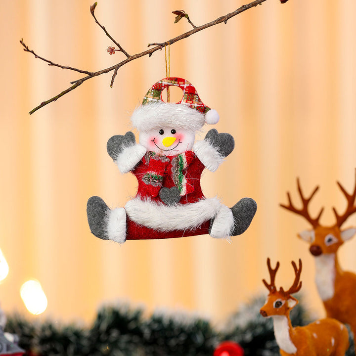 Decorative Felt Santa Ornament Kalsten