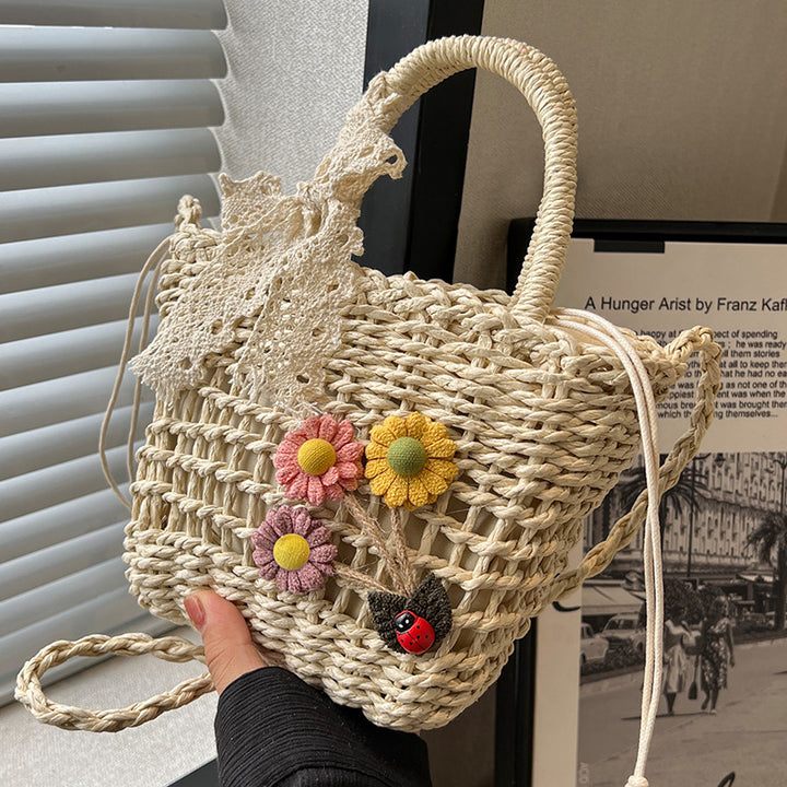 Handwoven Straw Tote Bag