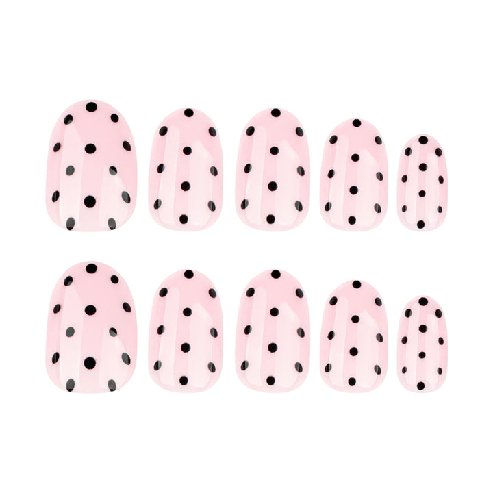 Artistic Nail Extensions with Dots Kalsten
