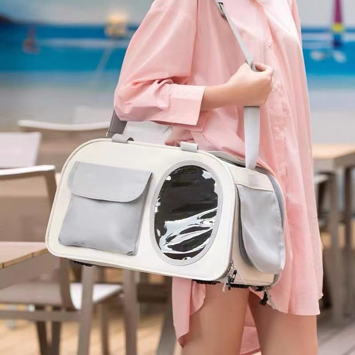 Pet carrier bag with breathable compartments Kalsten